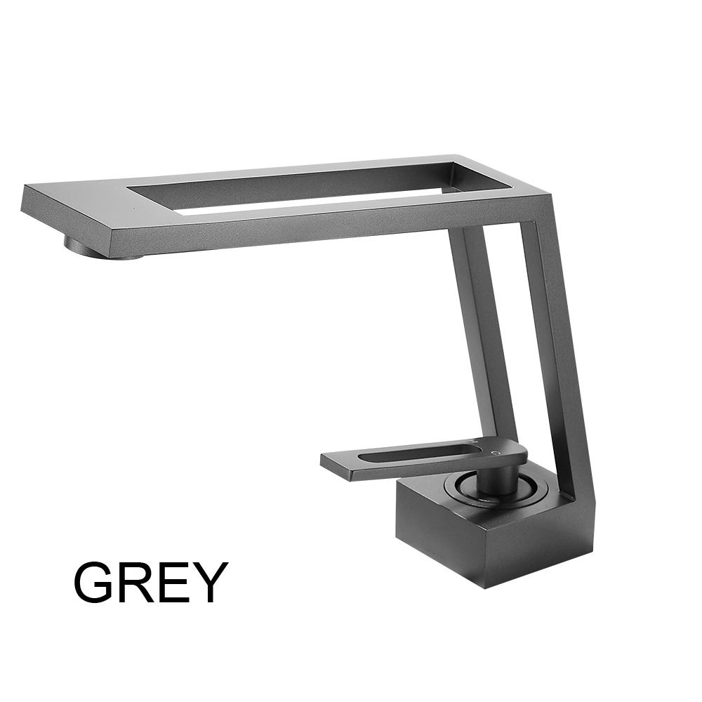 

BAKALA Новый дизайн смеситель для раковины в ванной комнате Смеситель для холодной и горячей воды Смеситель для раковины с одной ручкой, монтируемый на бортике, черный кран