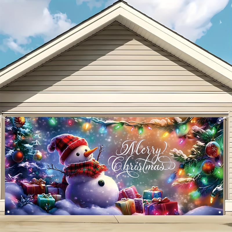 1pc2Dflat, Christmas winter festival snowman design, outdoor and home decoration, no power required - wzy