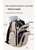 Multifunctional Waterproof Travel Backpack with Laptop and Shoe Compartments, Unisex
