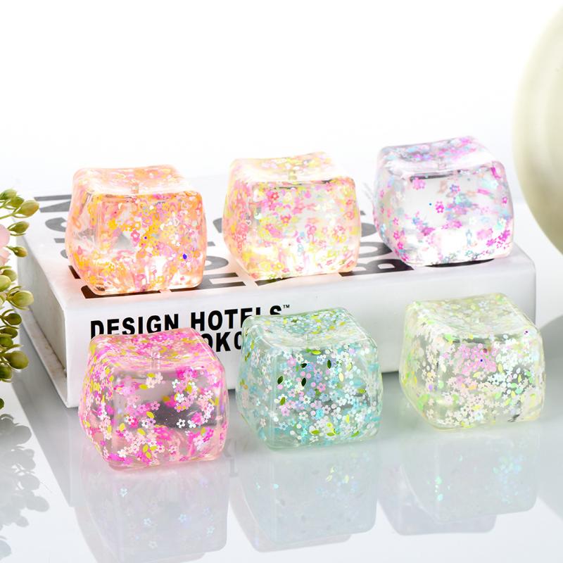 1 PCS Maltose Ice Squeeze Toy Crunchy Sound Stress Relief Fidget Toy for Adults Kids Travel Camping Time Killing