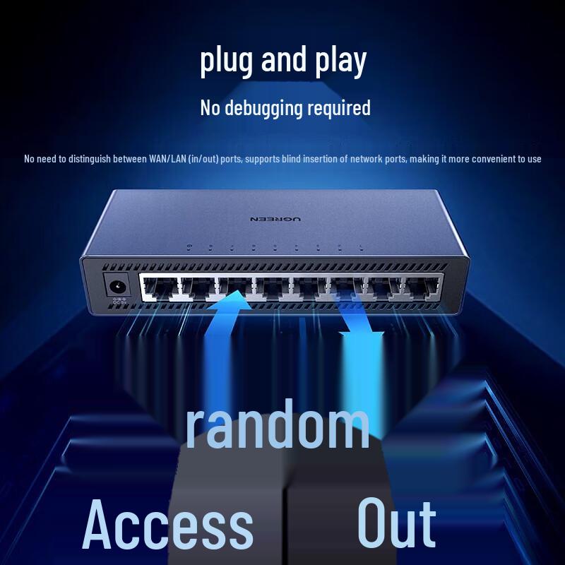UGREEN 8-Port Gigabit Ethernet Switch