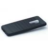 Coque - Samsung - Galaxy S9 Plus - Souple - Noir - Effet Carbone Brossé