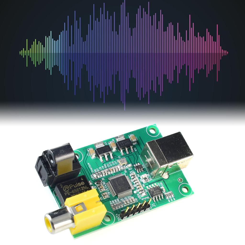 LJMSA9123 USB To 24BIT Auditory Controller Module With SPDIF And I2S Outputs Delivers 24BIT 192KHz High Quality Sound