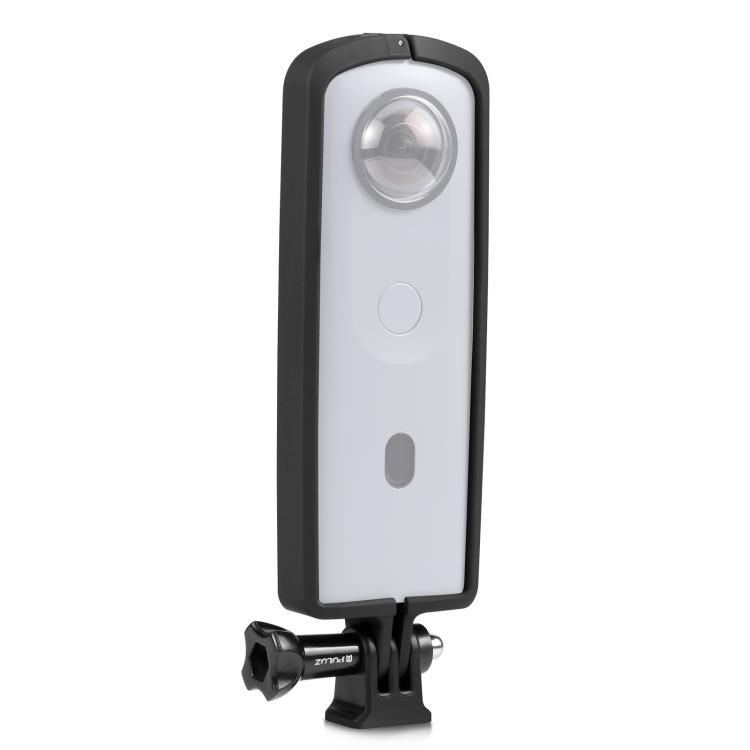 PULUZ PC ABS Plastic Protective Frame for Ricoh Theta SC2, with Adapter Mount & Screw(Black) чёрный