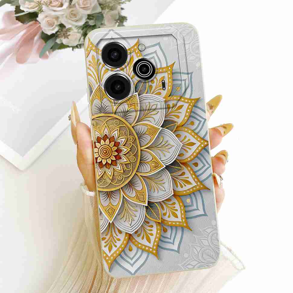 Phone Case For Tecno Pova 6 Pro 5G LI9 Casing Fashion Pattern Soft Silicone Shockproof For Tecno Pova6 Pova 6 Pro Cover Shell
