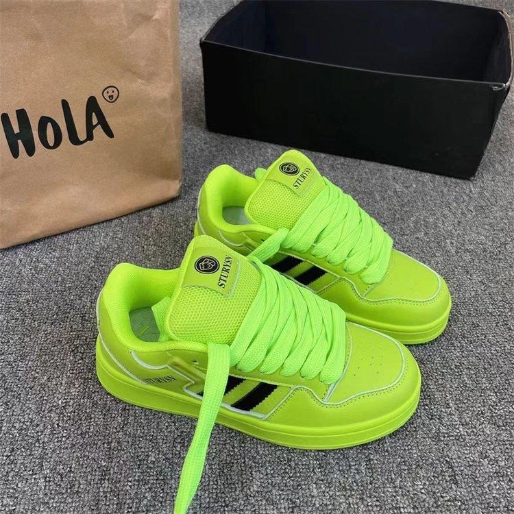 Original college style platform bread shoes women's ins country versatile sports and leisure board shoes autumn new models