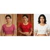 Schöner Rundhals Fertiger Choli Indischer Designer Bollywood Damenbluse