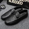 Fashion Genuine Leather Luxury Brand Italian Men Loafers Breathable Slip On Men Driving Shoes Men Casual Shoes Moccasins Chaussure Homme
