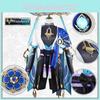 Gorgeous Genshin Impact Kunikuzushi-wanderer Balladeer Cosplay Bamboo Hat Adult Costume