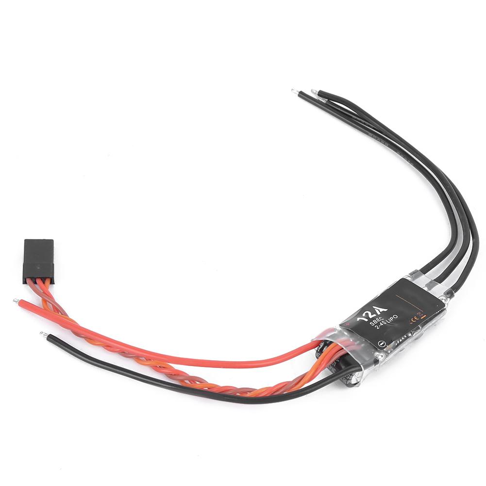 

12A ESC 24S Electronic Speed Controller RC Accessory for Fixed Wing Aircraft Model