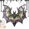 Acrylic Bat Sun Catcher Colorful Acrylic 2d Flat Bat Window Hangable Sun Catcher Window Door Hanging Glass-Style Bat Suncatcher