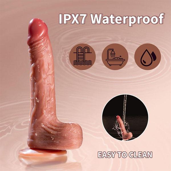 Strong Big Dildo Vibrator For Women Heating Thrusting Telescopic Rotating Dildos With Suction Cup Female Stimulator Sex Toys