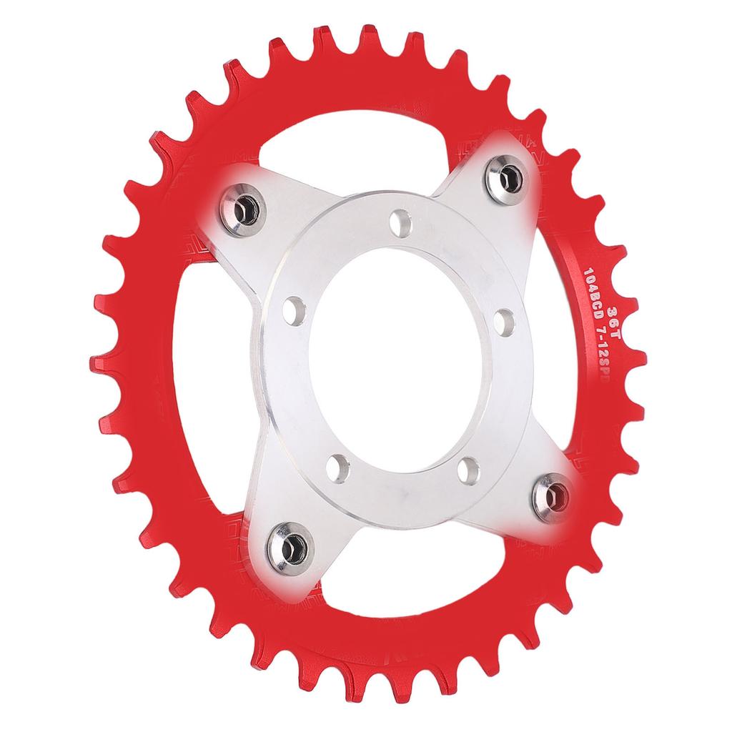 Motor Bike Gear Adapter Mid Drive Chainring Spider Chain Conversion Kit for Bafang BBS01 BBS02 36T