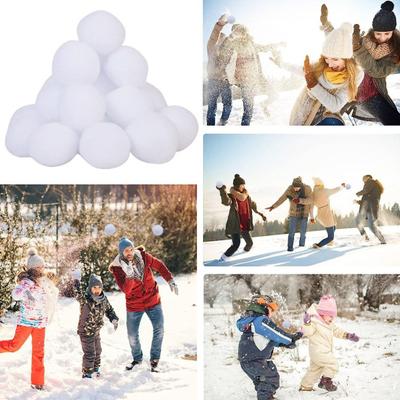 Lot de 20/50 boules de neige artificielles pour décoration de vacances d'hiver, cadeau réaliste pour enfants en intérieur