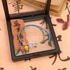 Chinese Retro Plum Blossom Adjustable Bracelet for Women – Woven Hand Rope Gift for Couples