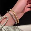 New French Zircon Bracelet for Women Europe United States Light Luxury Temperament Elegent Bracelets Jewelry Accessories Gifts