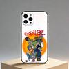 Band Rock Comica G-gorillaz Custodia per Telefono Per iPhone17,16,15,14,13,12 Plus,Max Cover Nera in Morbido Silicone