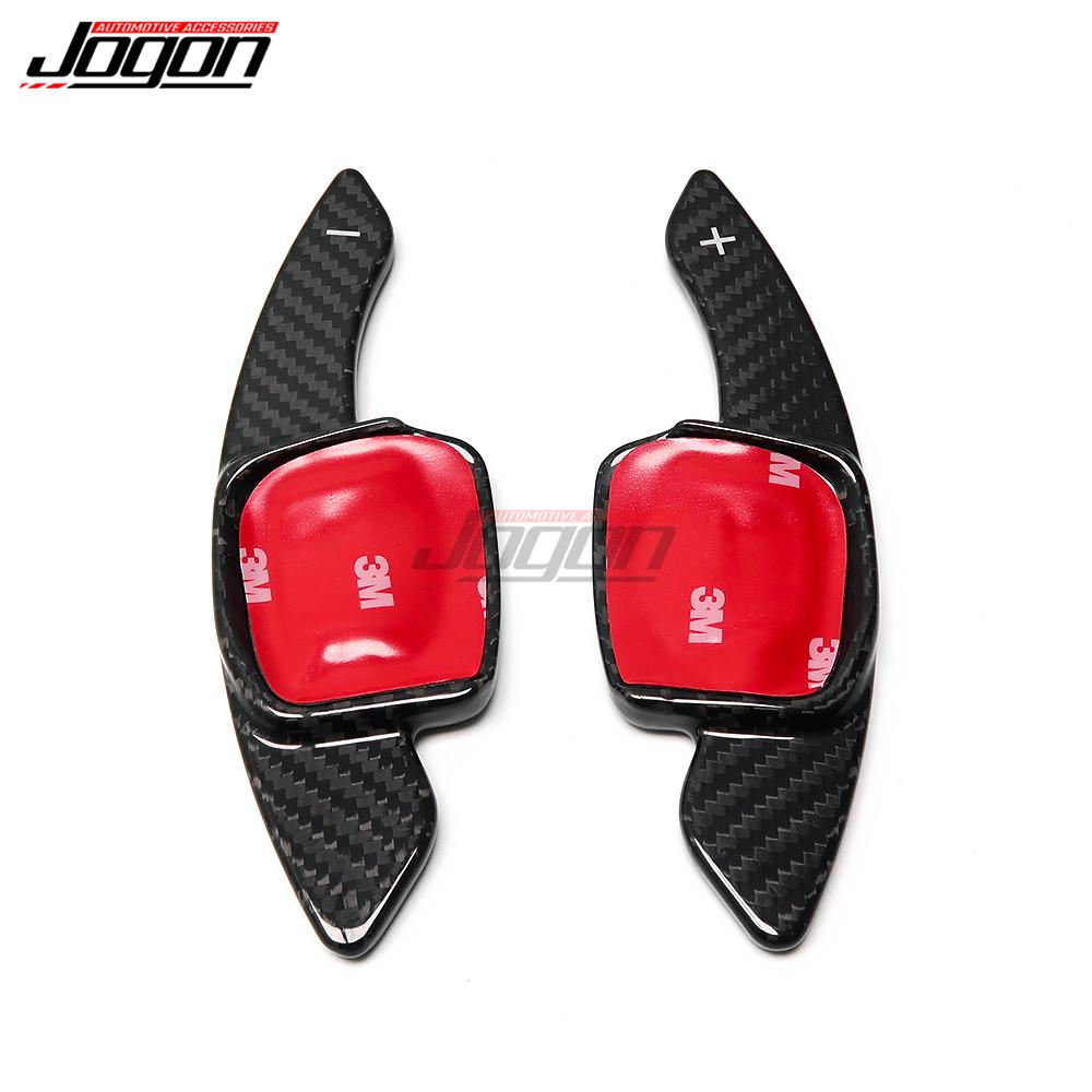 Real Carbon Shift Paddle For Volkswagen VW Golf 7 MK7 GOLF 8 MK8 Rline GTI R 2013- Car Steering Wheel DSG Shifter Extension