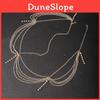 Fashionable Rhinestone Decoration Multi Layer Chain Design Women Headwear For Wedding Celebrations