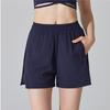 Womens Loose Fit 3/4 Length Sport Shorts Quick Dry Stretch Yoga Running Gym Pants With Pockets