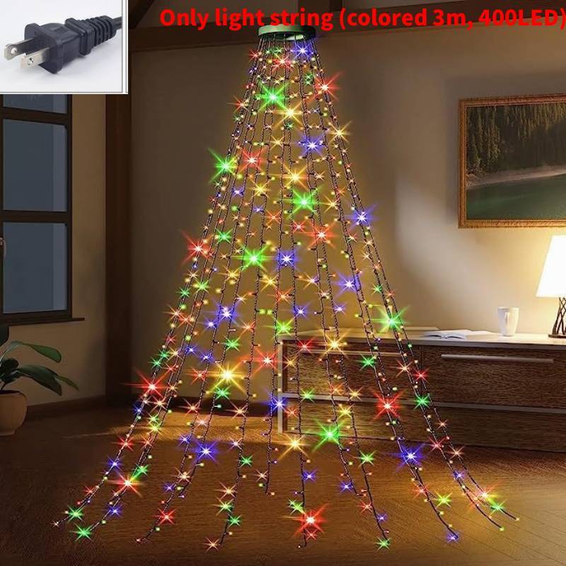 Christmas Tree Led Lights With Low Voltage Power For Festive Home Decor