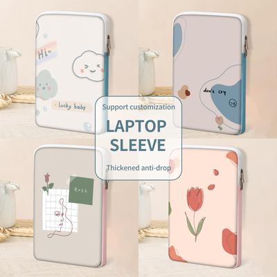 DIY Taška na notebook PU Pouzdro na notebook 13.3 14 15.6 palce jednoduchá Taška-pouzdro na notebook pro Macbook Air HP DELL Lenovo Kabelka Aktovka