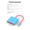 3 IN 1 Portable Nintendo Switch Docking Station TYPE-C To 4K HDTV Hub with HDMI and USB 3.0 for Steam Deck Phone IPad Laptop