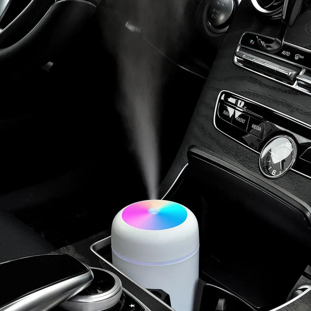 USB Ultrasonic Aroma Diffuser - Colorful Mist Maker белый