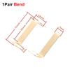 1Pair Pure Copper Speaker Connection Piece Four Column Thick Copper Straight Piece DIY Double Line Terminals Socket Clip