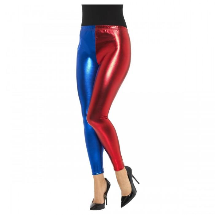 Smiffys Jester Metallic-Leggings für Damen