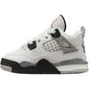 Air 4 Retro OG TD White Cement 2025 Baby Sneakers Summit-White Fire-Red Tech-Grey IB4387-100