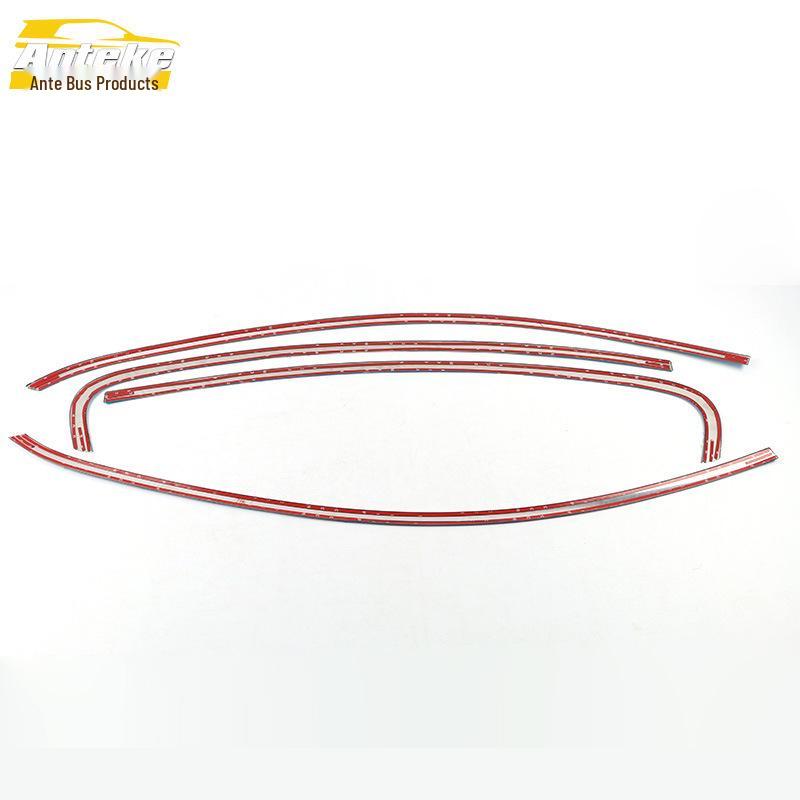 Regal Stainless Steel Window Trim: Anti-Scratch Glass Protection Strip for Car Modification