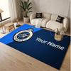 Personalized Crystal Velvet Carpet Club Brugge FC Pattern Non Slip Floor Rug