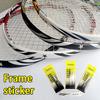 Badmintonracketbeskyttelsesklistremerke med antikollisjonsstrimmel i full ramme, beskyttelseswire for rackethode