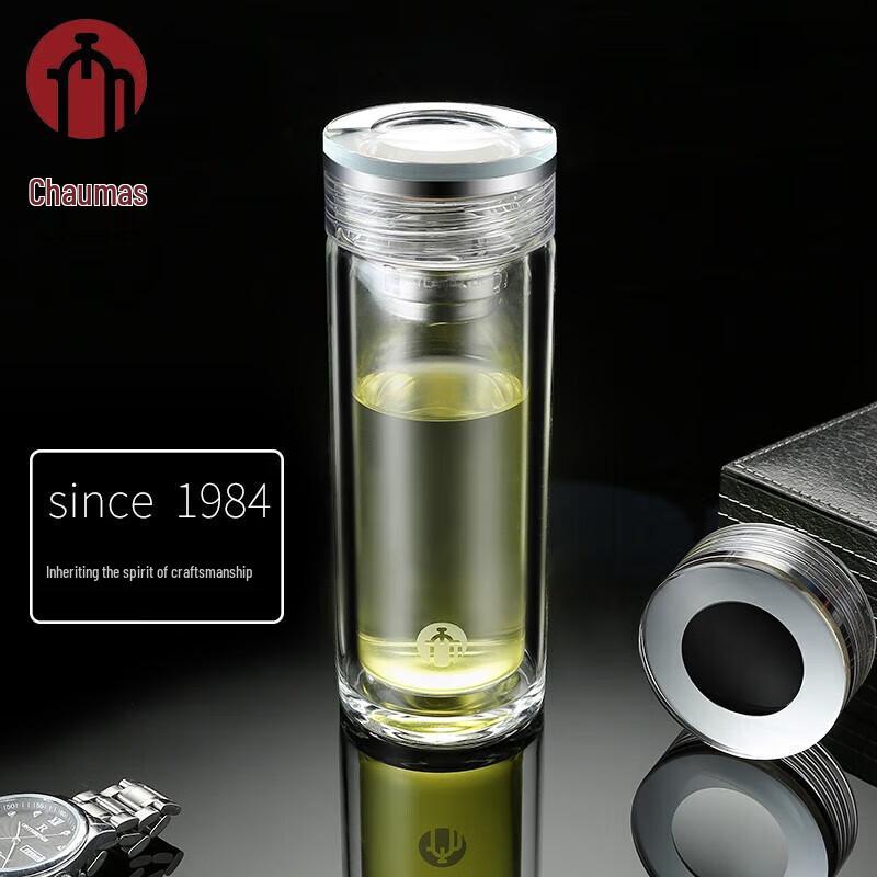 FUGUANG Double-Layer Glass Car Mug