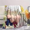 1PC Flame Friendship Custom Name Patterned Flannel Blanket Suitable For All Seasons For Home Decor Warmth And Comfort Gifts Holiday Present