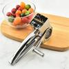 Stainless Steel Hand-Crank Rotary Cheese Grater for Home Use