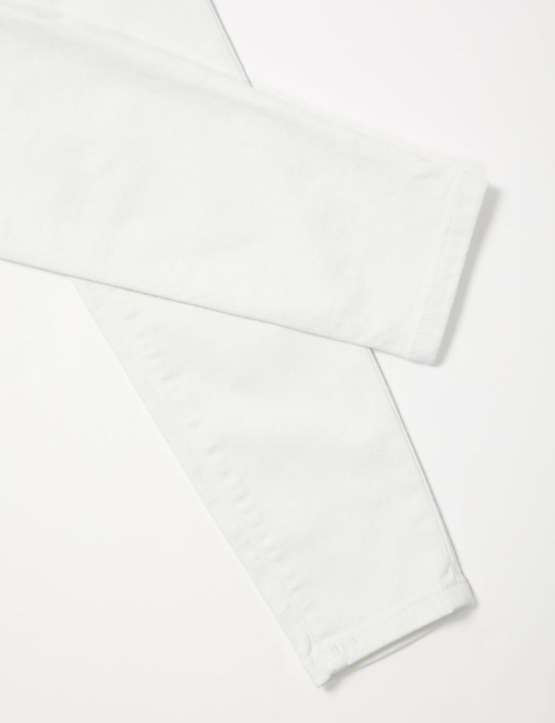 Amazon Essentials Stretch Skinny Sizes Women's Mid-Rise Jeans, White, S-M