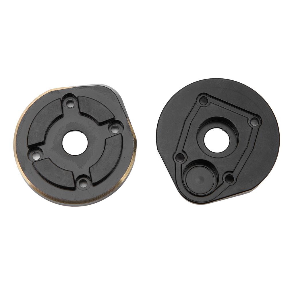 2Pcs Outer Portal Covers Black Antiwear Rustproof High Accuracy Portal Covers Weights for SCX10 III Capra 1/10 Crawler