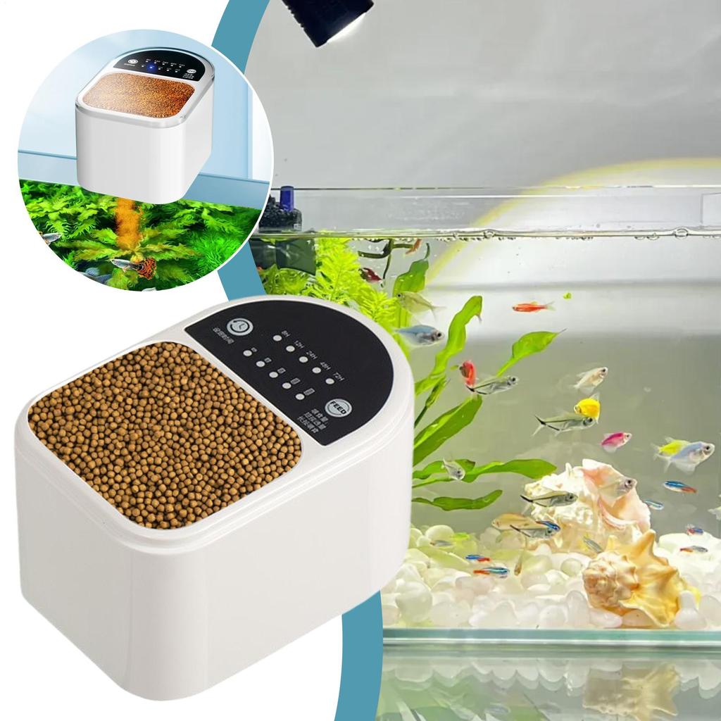 Automatic Fish Feeder For Aquarium Adjustable Auto Feeder For Fish Tank Smart Timer Automatic Feeding Accessories