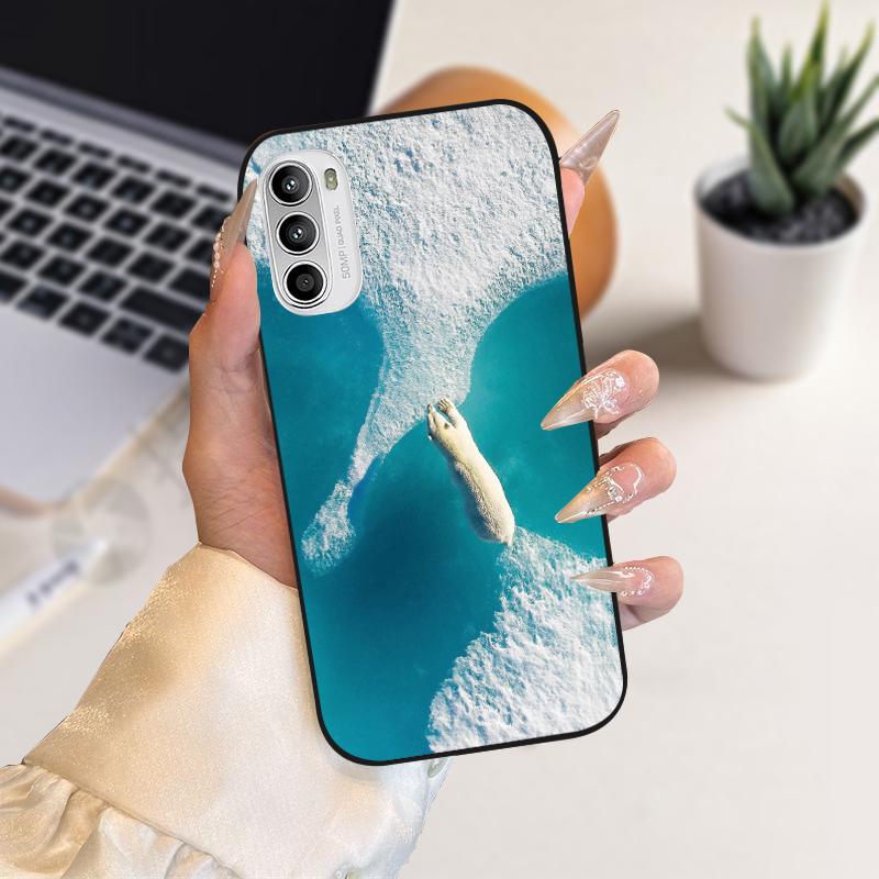 Cartoon Animal Cases For Motorola G52 4G Bumper Cover On Moto G82 G71s 5G Soft Silicon Phone Case For Motorola G 82 Coque Fundas
