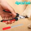 Non-slip Handle Cat Nail Clippers Stainless Steel Dog Nail Trimmers Clipper  Pet Cleaning