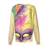 Women's Casual Long-sleeved Single-breasted Printed Protective Clothing Cardigan Top