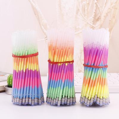 20 Teile/satz Büro Gel Stift 6-in-1 Farbe Regenbogen Stift Refill Tinte Schule Büro Schriftlich Werkzeug Schreibwaren