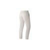 Calças Esportivas Li Ning Fitness Series Cor Sólida Logo Punho Elástico Calças Femininas Parte Inferior Cinza-Claro AKLT116-4