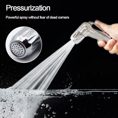 Bidet Pulvérisateur Multifonctionnel Utile Robinet Manuel Haute Pression Pulvérisateur Toilettes Tête de Douche