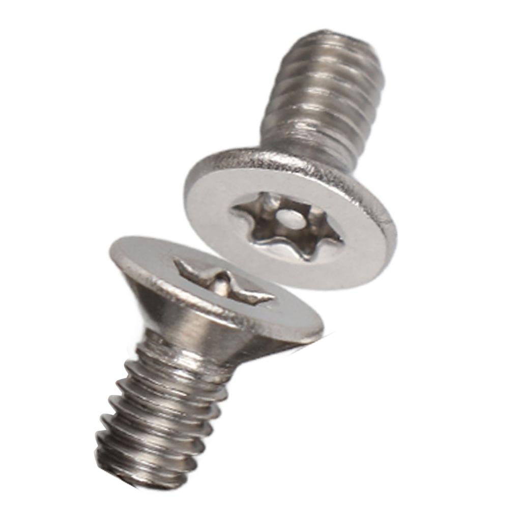 50pcs M4 Stainless Steel SS304 Flat Head Star Drive Machine Screws S
