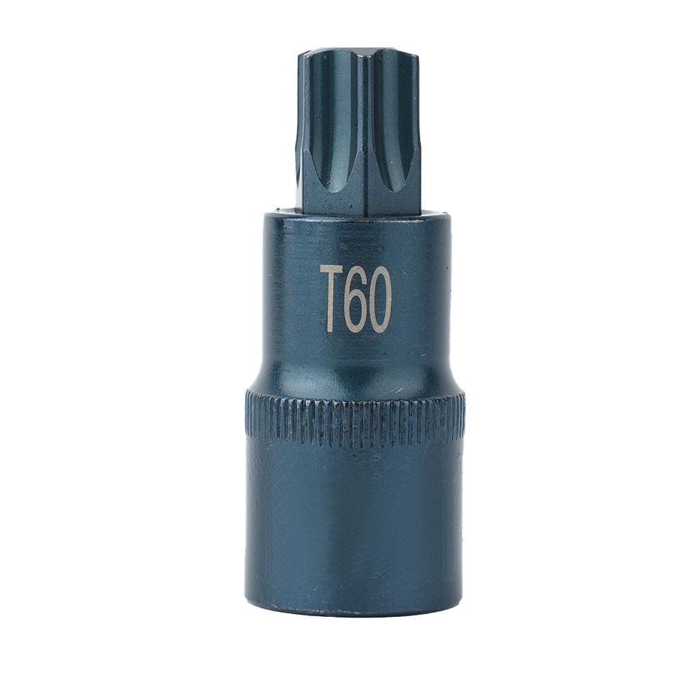 Torx Screwdriver Bit Tool 1/2inch Socket Bits Adapter T30 T40 T45 T50 T55 T60 T70 Hand Tool Drive Sockets Torx Socket