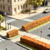 8Pcs/Pack Simulation Shrub Strips Model Hedge Bush Miniature Landscape For Ho Scale Train Diorama Wargame Sand Table