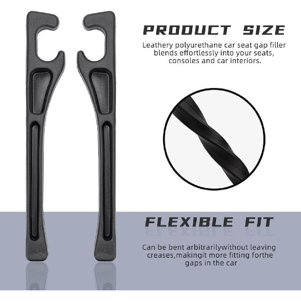 Car Seat Gap Filler 2 Pack, No Drop Seat Guard For Cars SUVs Trucks, Car Accessories Interior For Between Seat And Console, Prevent Stop Cellphone